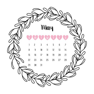 Mutlu yeni yıl çiçek grafiği