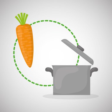 Vegan tasarım. Organik simgesi. sağlıklı gıda kavramı, vektör çizim