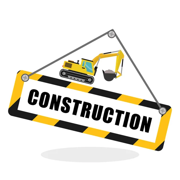 Progettazione edilizia. icona del lavoro. concetto di riparazione, illustrazione vettoriale — Vettoriale Stock