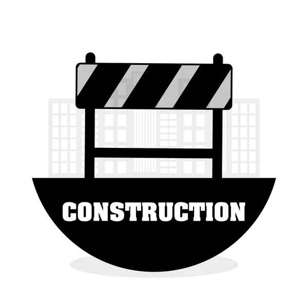 Projeto de construção. ícone de trabalho. conceito de reparação, ilustração vetorial —  Vetores de Stock