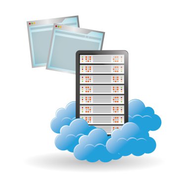 Veri Merkezi. bulut bilgisayar. teknoloji kavramı