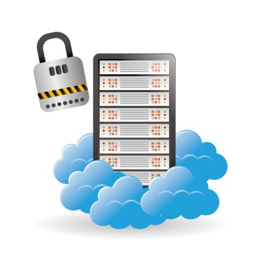 Veri Merkezi. bulut bilgisayar. teknoloji kavramı