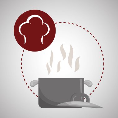 Menü tasarımı. Gıda simgesi. Restaurant konseptini