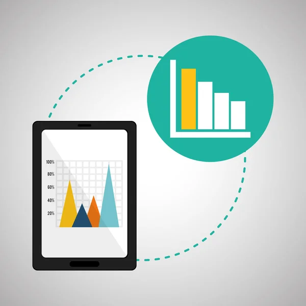 Infografik-Design. Datensymbol. Geschäftskonzept. , Vektorillustration — Stockvektor