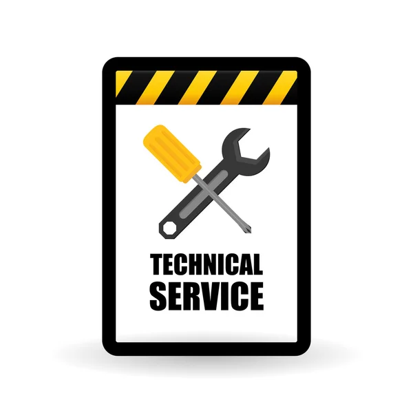 Technical service. call center icon. support concept — Stock Vector