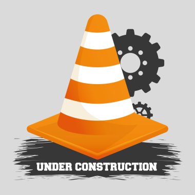 İnşaat tasarım altında. illüstrasyon iş. onarım simgesi