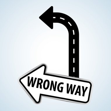Yol tasarım, sokak ve yol işareti kavramı, düzenlenebilir vektör