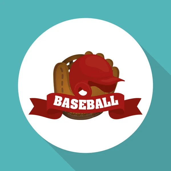 Baseball design, sport och förnödenheter illustration — Stock vektor