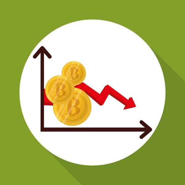 Diseño de economía global, concepto financiero y monetario — Vector de stock