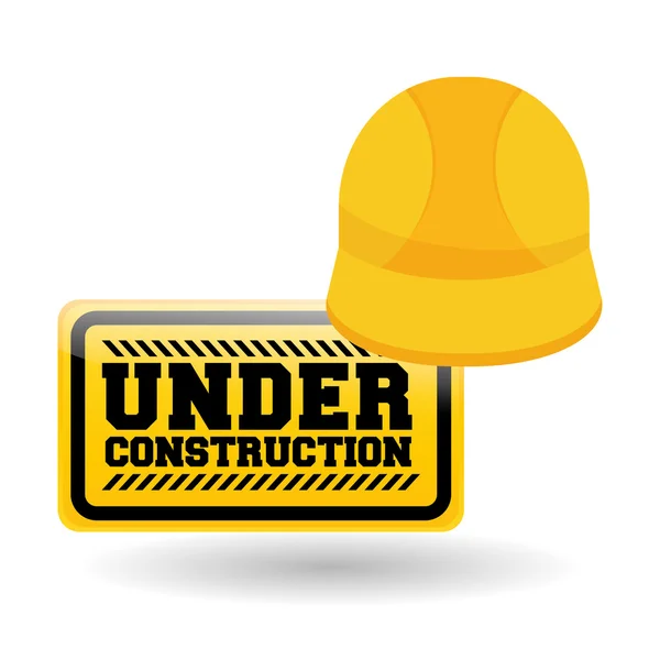 Under construction design. work illustration. repair icon — Stock Vector