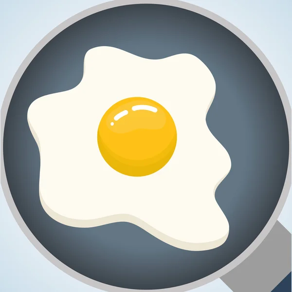 Diseño de parrilla, concepto de huevo y menú, vector editable — Vector de stock