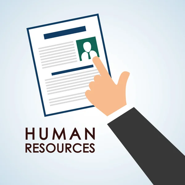 Σχεδίαση ανθρωπίνων πόρων. εικονίδιο άτομα. έννοια του εργαζομένου — Διανυσματικό Αρχείο