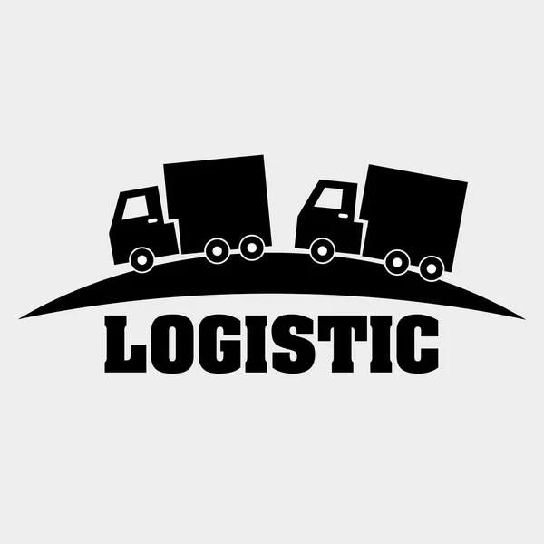 Logistická řešení. Odeslání a doručení početí — Stockový vektor