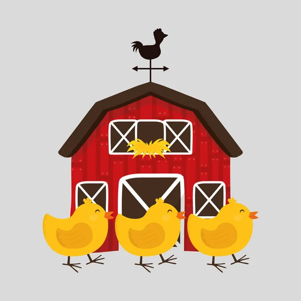 Farm  design. animal  icon. white background — Stock Vector