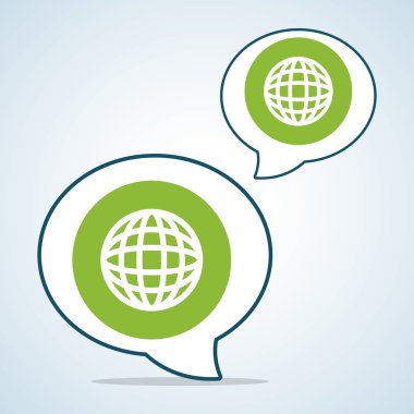 Sosyal Medya tasarım. balonu simgesinin. Ağ kavramı