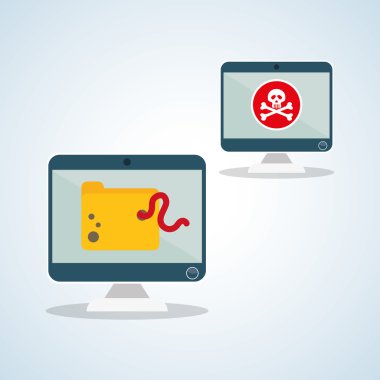 Güvenlik sistemi tasarımı. Uyarı simgesi. koruma kavramı