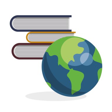 E-öğrenme tasarımı. eğitim simgesi. online kavram, vektör illüstrasyon