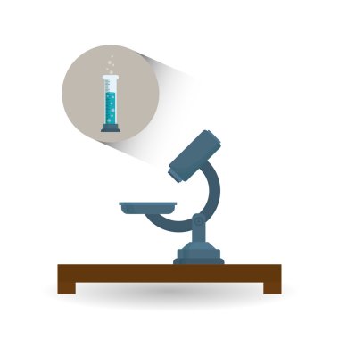 Bilim tasarım. Araştırma kavramı. Kimya illüstrasyon