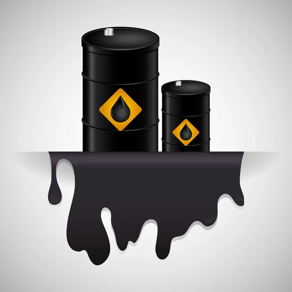 Pretroleum ontwerp. prijs pictogram. Olie concept, vector illustratie — Stockvector