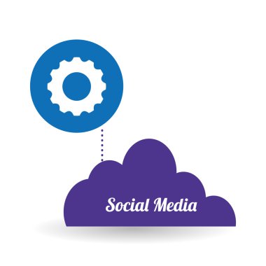 Sosyal Medya tasarım. ortam simgesi. iletişim kavramı,