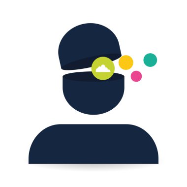 Sosyal Medya tasarım. ortam simgesi. iletişim kavramı,