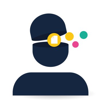 Sosyal Medya tasarım. ortam simgesi. iletişim kavramı,