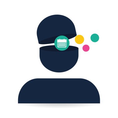 Sosyal Medya tasarım. ortam simgesi. iletişim kavramı,