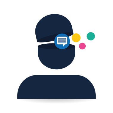 Sosyal Medya tasarım. ortam simgesi. iletişim kavramı,