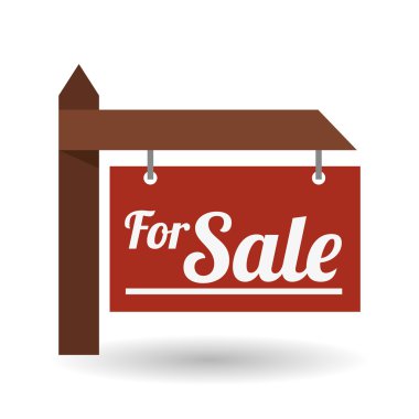 Real estate design. home concept. Property icon, vector illustration