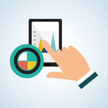 Infographic tasarım. veri simgesi. iş kavramı. , vektör çizim