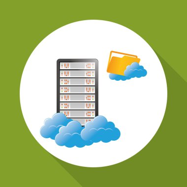 Veri Merkezi. bulut bilgisayar. teknoloji kavramı