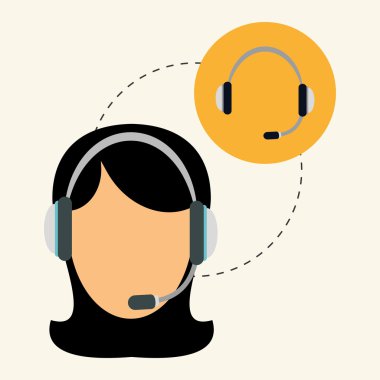 Teknik Servis. Arama Merkezi simgesi. Destek kavramı