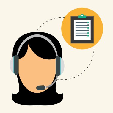 Teknik Servis. Arama Merkezi simgesi. Destek kavramı