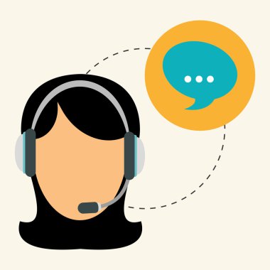 Teknik Servis. Arama Merkezi simgesi. Destek kavramı