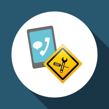 Teknik Servis. Arama Merkezi simgesi. Destek kavramı