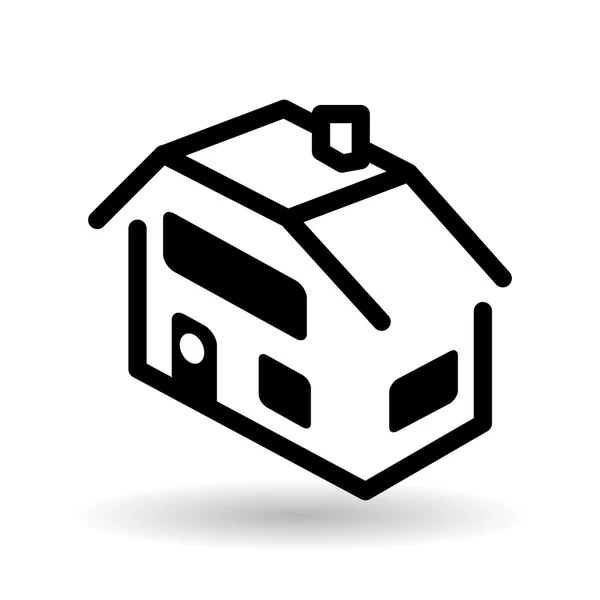 Real estate design. home concept. Property icon, vector illustration — Διανυσματικό Αρχείο