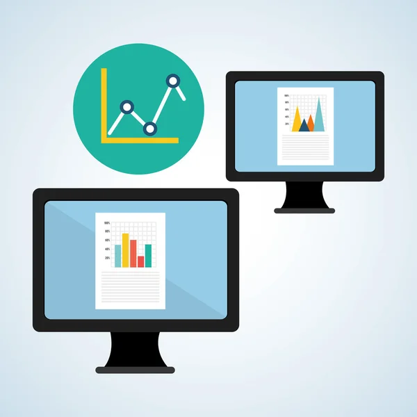 Infografik-Design. Datensymbol. Geschäftskonzept. , Vektorillustration — Stockvektor