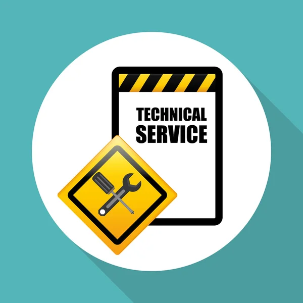 Technical service. call center icon. support concept — Stock Vector