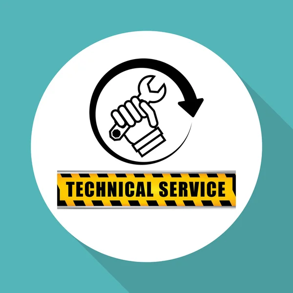 Technical service. call center icon. support concept — Stock Vector