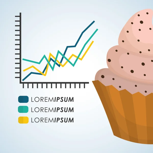 Design de alimentos saudáveis. Ícone infográfico. conceito de menu — Vetor de Stock