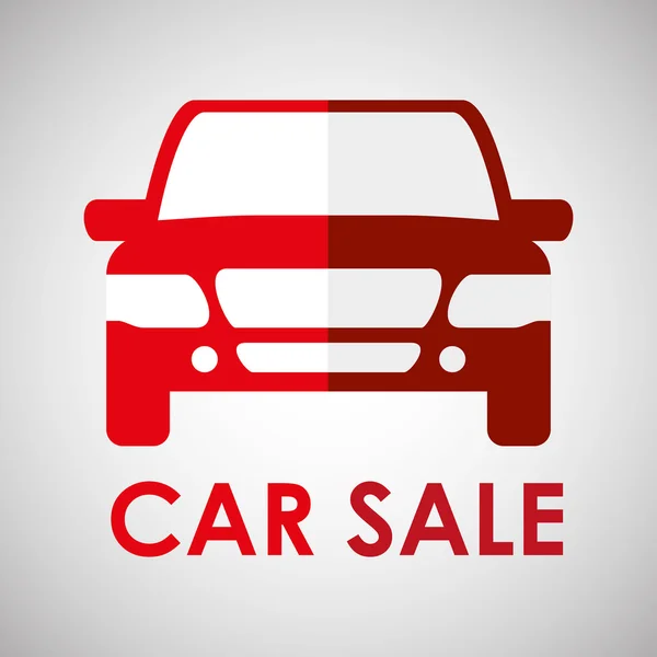 Car sale design. sale concept. white background — Stock Vector