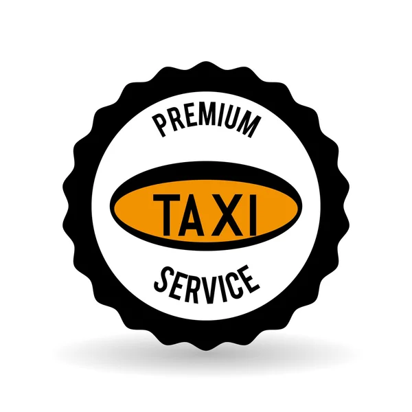 Diseño de taxi. concepto de cabina. icono de transporte — Vector de stock