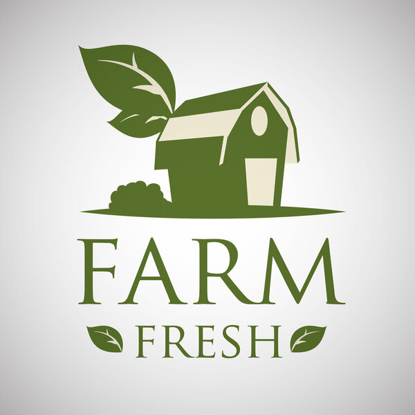 Farm Fresh design. Organic food. Healthy lifestyle concept
