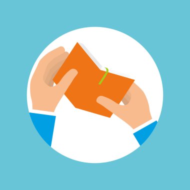 Düz arka Tasarım Okulu için resmi, vektör