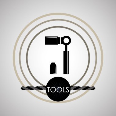 Aracı tasarımı. Daire simgesi. düz illüstrasyon, düzenlenebilir vektör