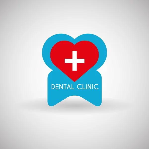 Dental care design. health concept. medical care icon — Stock Vector