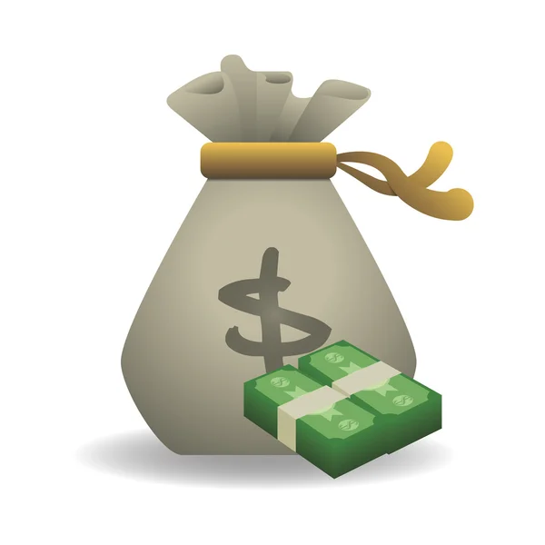Financial item design. money icon. flat illustration — Stock Vector