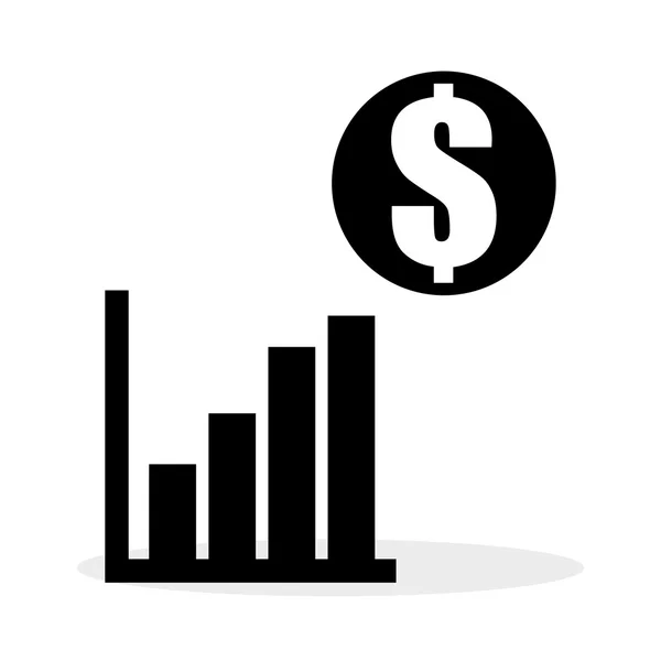 Finanční položky design. ikona peníze. plochý ilustrace — Stockový vektor