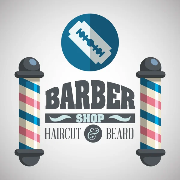 Barber shop. hair care concept.  isolated illustration — Stock Vector