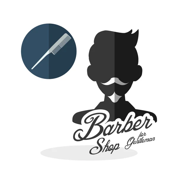 Barber shop. hair care concept.  isolated illustration — Stock Vector